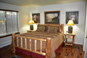 Master Bedroom with king bed