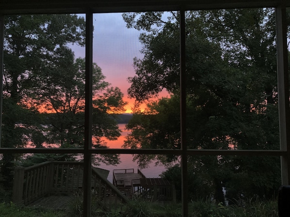 Tennessee River Sunset from house