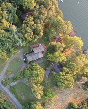 Aerial view of the property