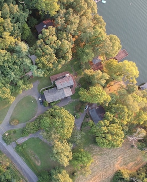 Aerial view of the property