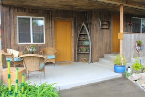 A comfortable patio to relax on.