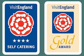 4* Gold Award winning by Visit England