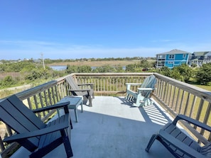 Deck with Pond View