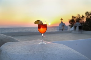 Sunset from the terrace