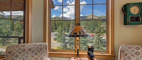 Living Area View of Breckenridge Ski Mountain