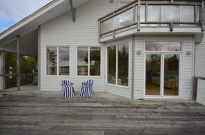 View of back of house from deck