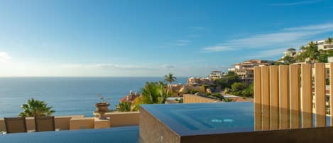 Breathtaking view from the swimming pool terrace at Villa Gran Vista