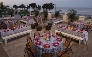Espace banquet en plein air