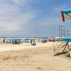 Beautiful Summer Day on the Beach
Lifeguard on Duty.