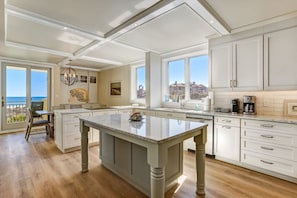 Fully Renovated kitchen with ocean views in multiple directions