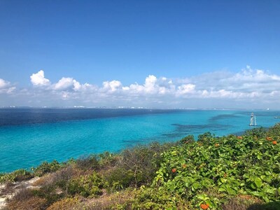 Hermosa casa de playa en isla mujeres, a 10 minutos de la playa Punta Norte