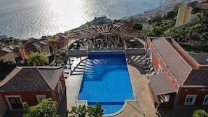 Vista da piscina.