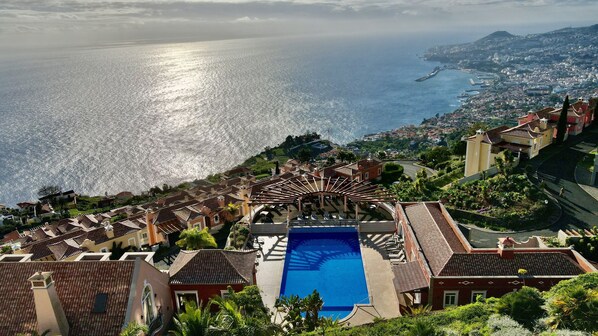 Vista da piscina.