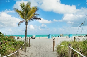 Nearby beach