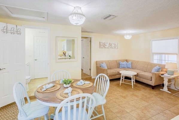 Light and airy living space