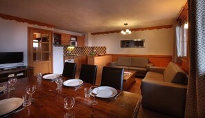 Share meals and laughs at the dining table.