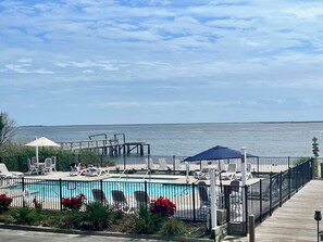 My guests will enjoy a beautiful pool right on the Cape Fear!