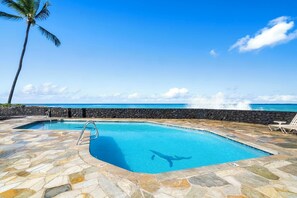 Complex Swimming Pool with Ocean Views