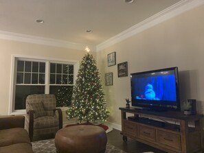 Family Room during Holidays