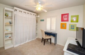 Second Bedroom, bed stowed.