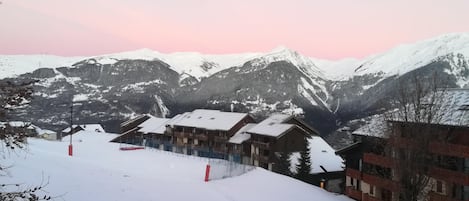 Vue du balcon hiver 