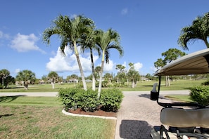 Front facing the 12th fairway.