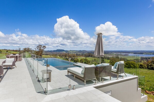 Relax by the pool and take in the stunning views 