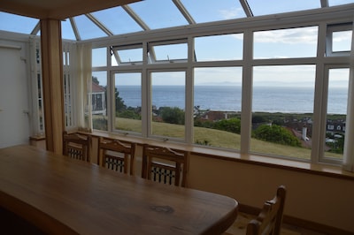 Perfect Views of Arran, Firth of Clyde and the Beach.