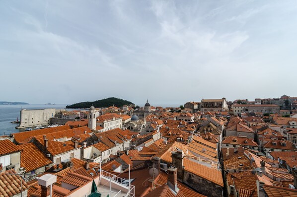 Blick von der Unterkunft