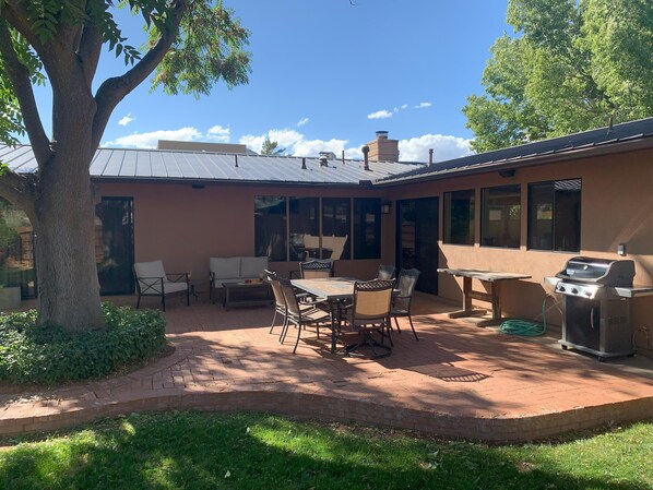 Rear patio