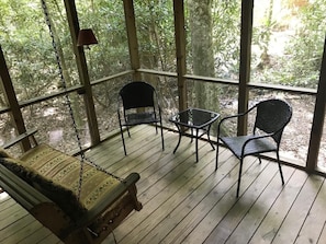 Delightful back porch