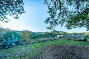 It's a wonderful romantic setting, and the mountain views are breathtaking.
