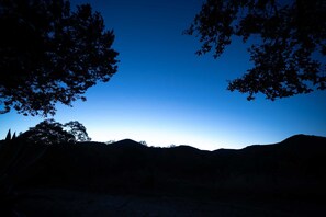 Glorious sunsets over the Hill Country mountains are followed by star-filled skies-a sky watcher's delight!