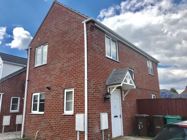 Corner point of property 