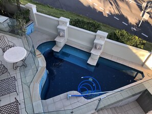 Pool and patio part shown