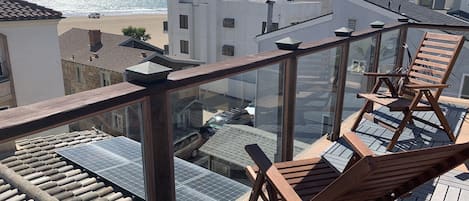 View to the north from private terrace