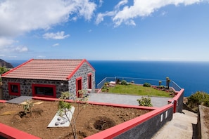 View of the house looking to the sea