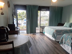 Nice, quiet room on the front side of the resort away from the pool noise