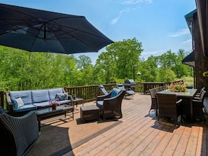 Great Deck for gathering and dining