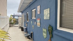 Walkway to front door of the cottage 