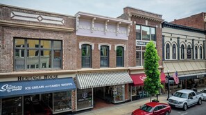 All of our buildings pictured here have been historically restored and they house six beautiful lofts! Book your stay today and Live Like a Local.