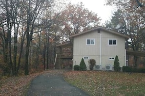 A house for all seasons. Fall is beautiful in the mountains!