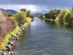 Okanagan canal into lake Osoyoos.