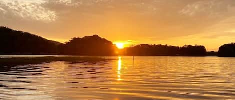 Beautiful Sunset on LAKE CHATUGE .. taken from "Unicoi Sunsets on Lake Chatuge" 