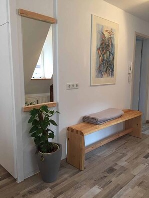 Ferienwohnung "Zum Dreikönigsturm"-Schlafzimmer