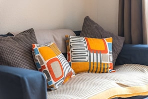 Kick back on the lounge sofa.