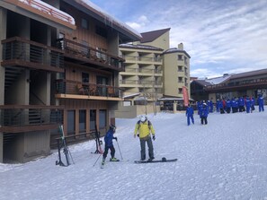 Snap on your ski and go!