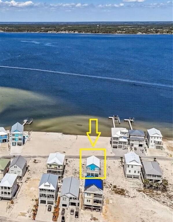 Home located across the street from the Santa Rosa Sound with beautiful views