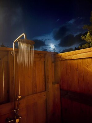 Outdoor Shower by Moonlight