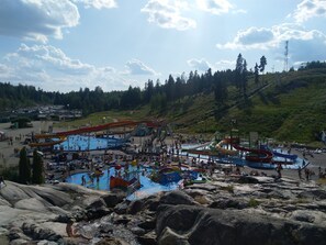 Vue sur le complexe touristique